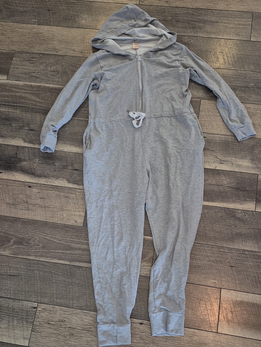 Grey Smash And Tess Jumpsuit With Pockets Size Large